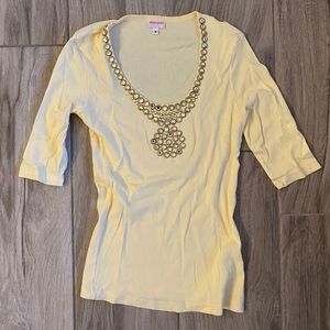 Handmade jeweled shirt!